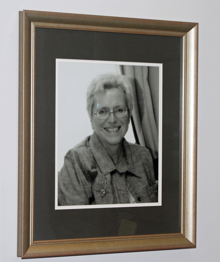 Susan Hoffman portrait in the Grace Schmidt Room